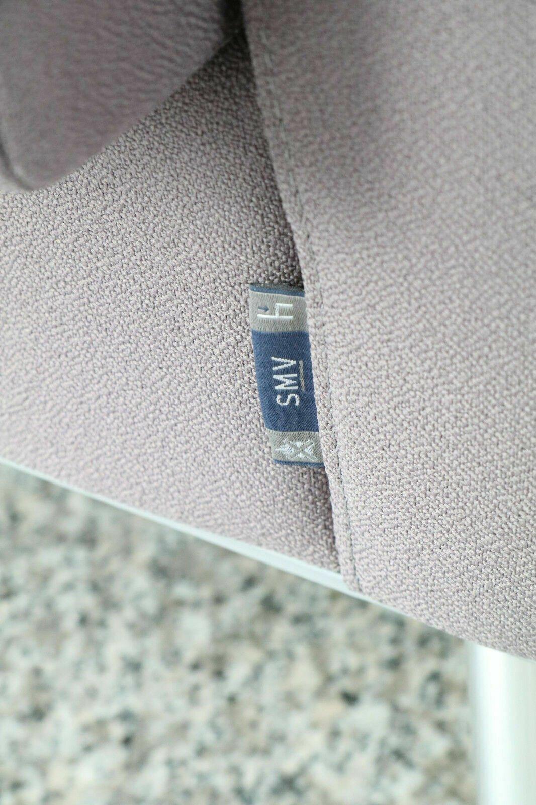 SMV Manhattan Sessel Empfangssessel grau Polster - Bild 5