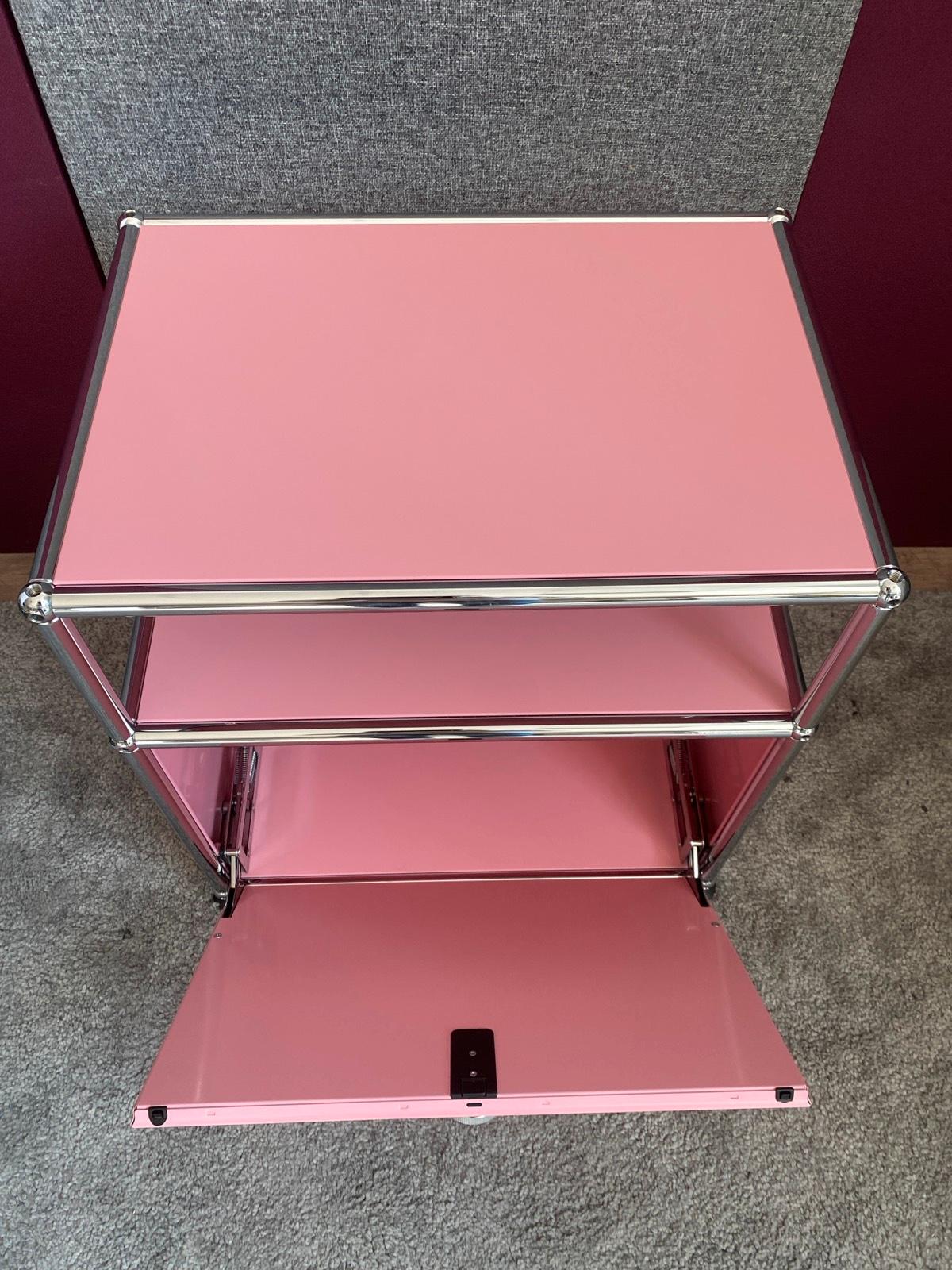 USM Haller Nachtkästchen Nachttisch Nachtschrank Tagestisch rosa - Bild 4