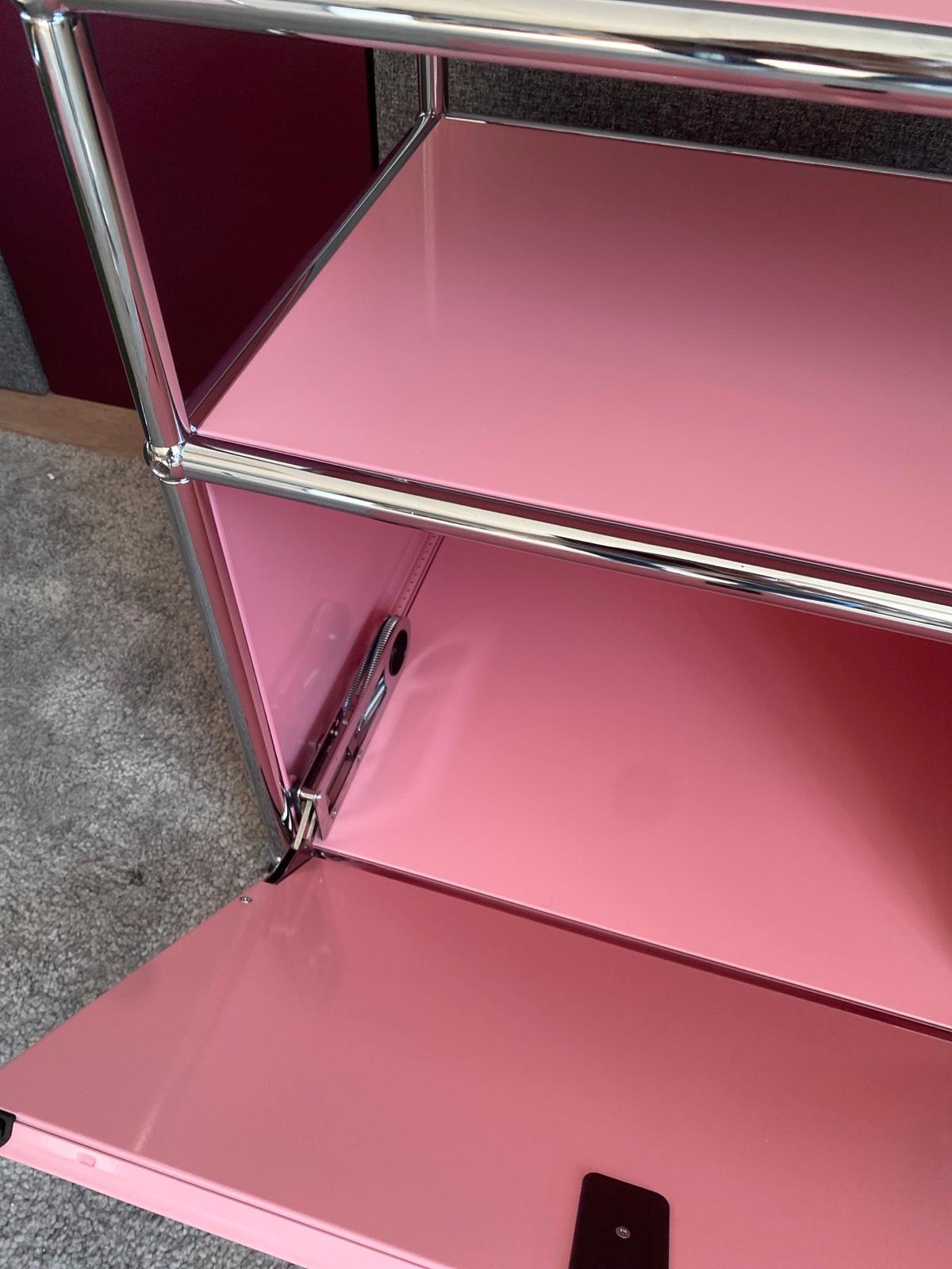 USM Haller Nachtkästchen Nachttisch Nachtschrank Tagestisch rosa - Bild 5