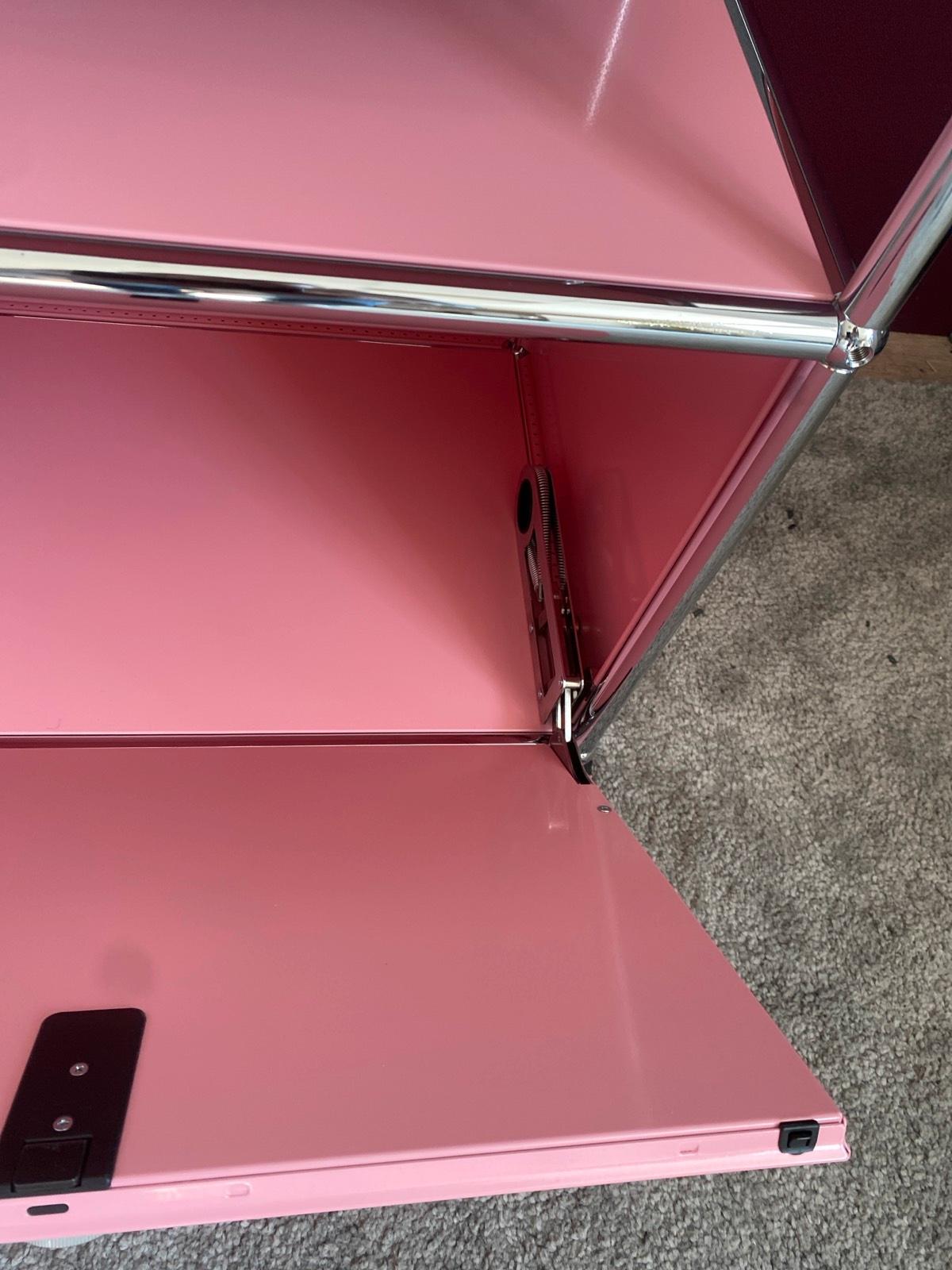 USM Haller Nachtkästchen Nachttisch Nachtschrank Tagestisch rosa - Bild 6