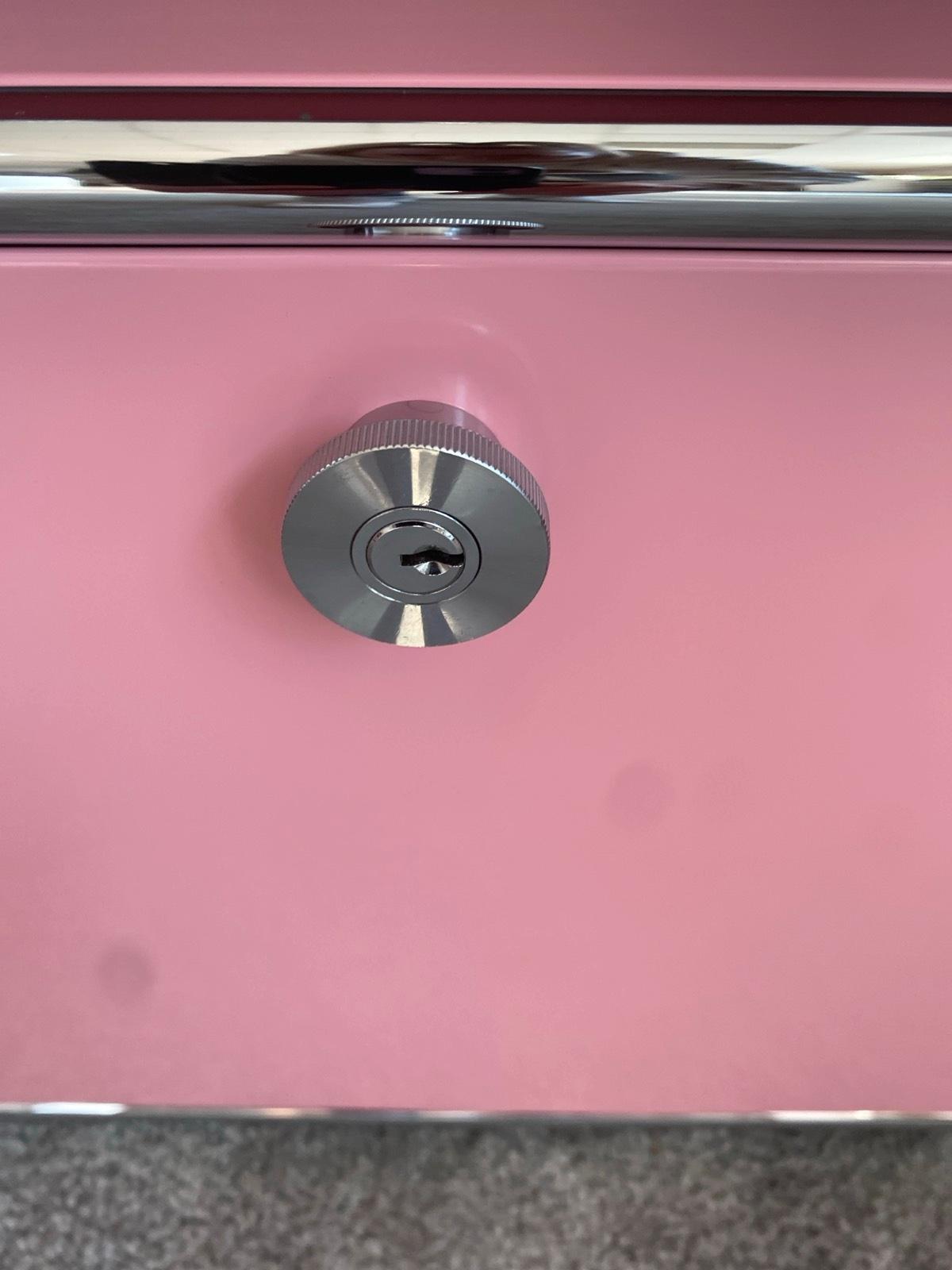 USM Haller Nachtkästchen Nachttisch Nachtschrank Tagestisch rosa - Bild 7