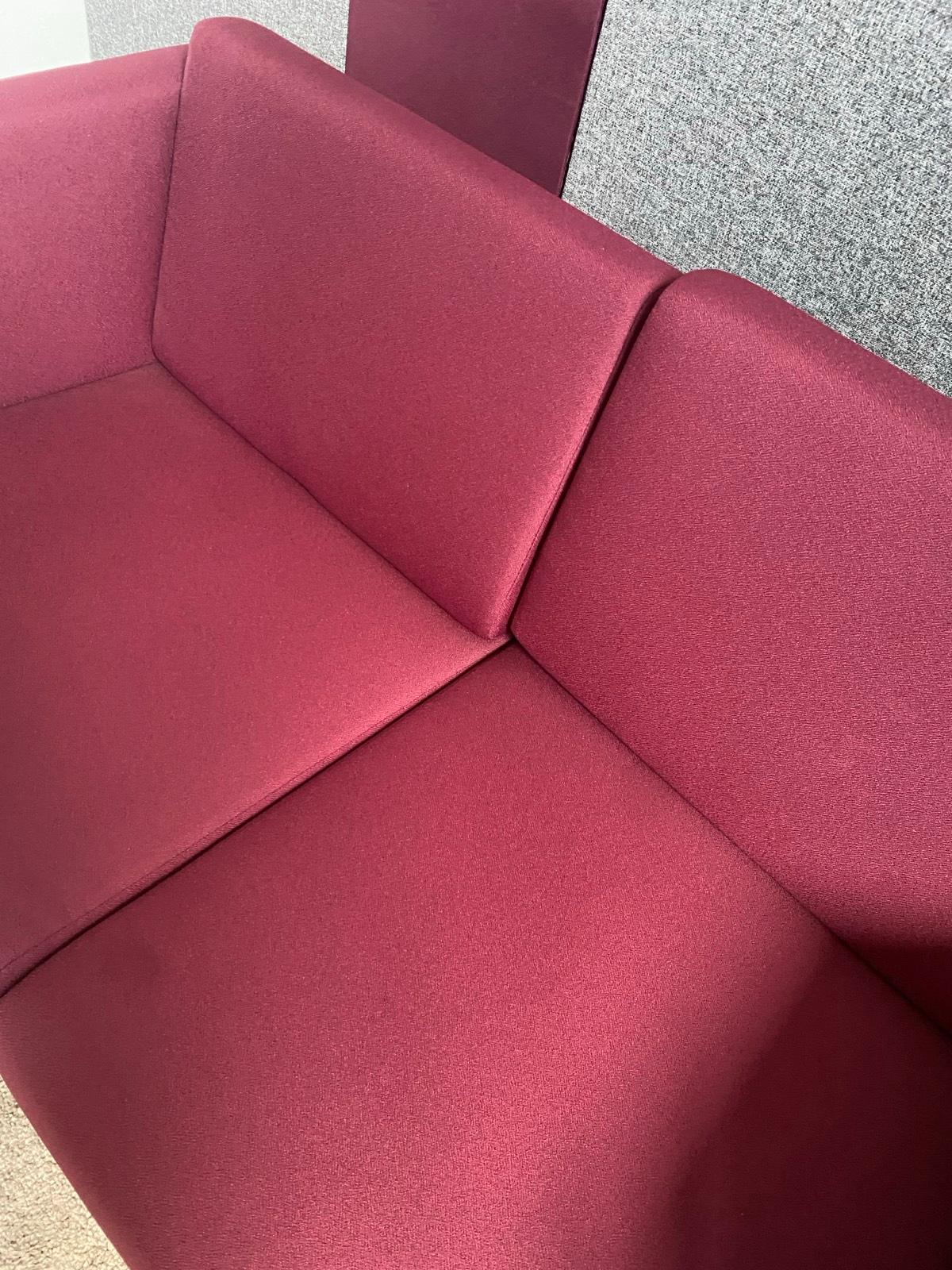 Besuchercouch Couch Wartebereich Empfang SMV rot - Bild 4