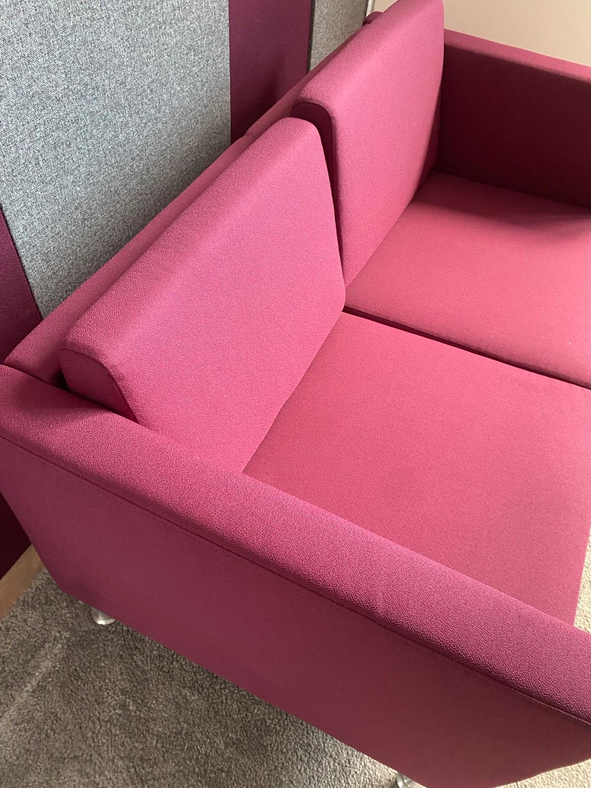 Besuchercouch Couch Wartebereich Empfang SMV rot - Bild 5