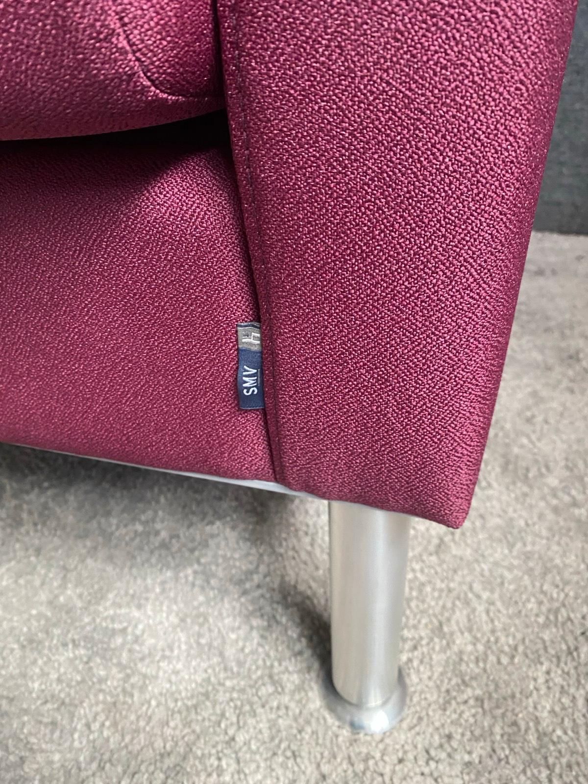 Besuchercouch Couch Wartebereich Empfang SMV rot - Bild 6