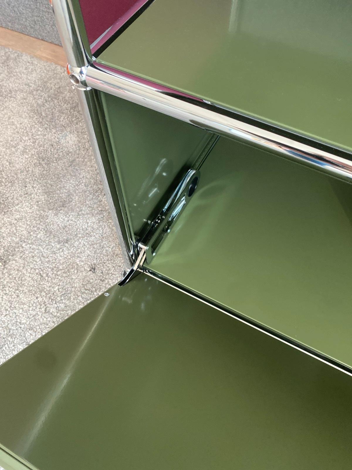 USM Haller Nachtkästchen Nachttisch Nachtschrank Tagestisch oliv - Bild 7