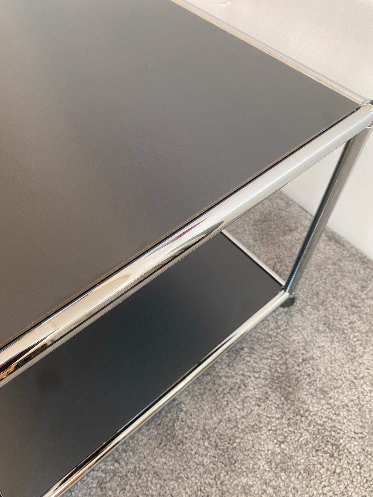 USM Haller Tisch Beistelltisch Wohnzimmertisch in anthrazit 50x75 - Bild 2