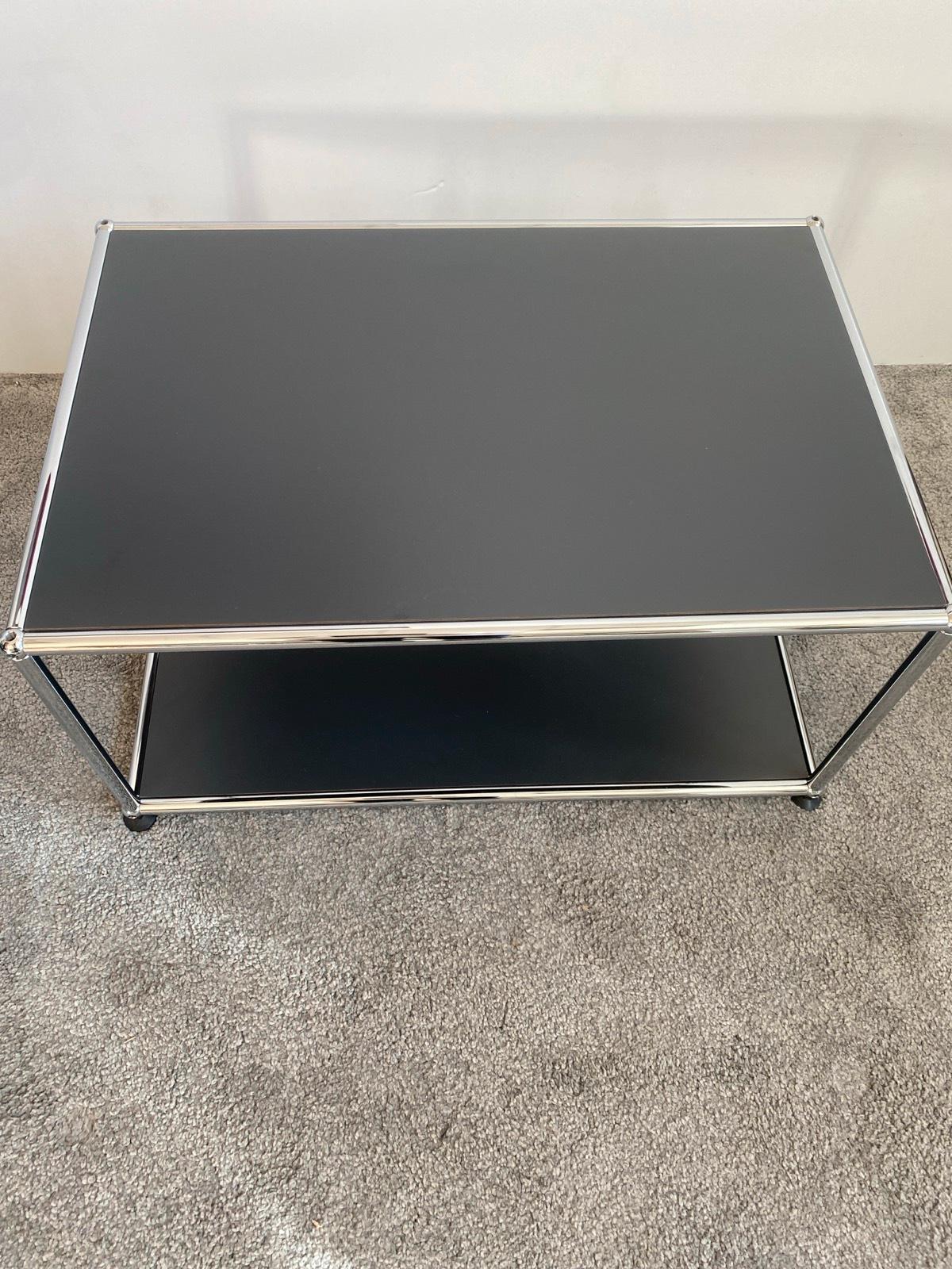 USM Haller Tisch Beistelltisch Wohnzimmertisch in anthrazit 50x75 - Bild 5