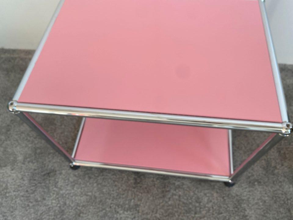 USM Haller Tisch Beistelltisch Wohnzimmertisch in rosa 50x35 - Bild 3