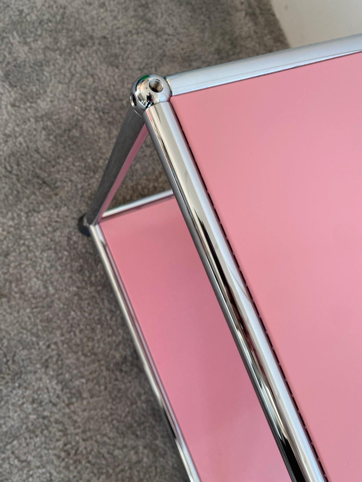 USM Haller Tisch Beistelltisch Wohnzimmertisch in rosa 50x35 - Bild 4