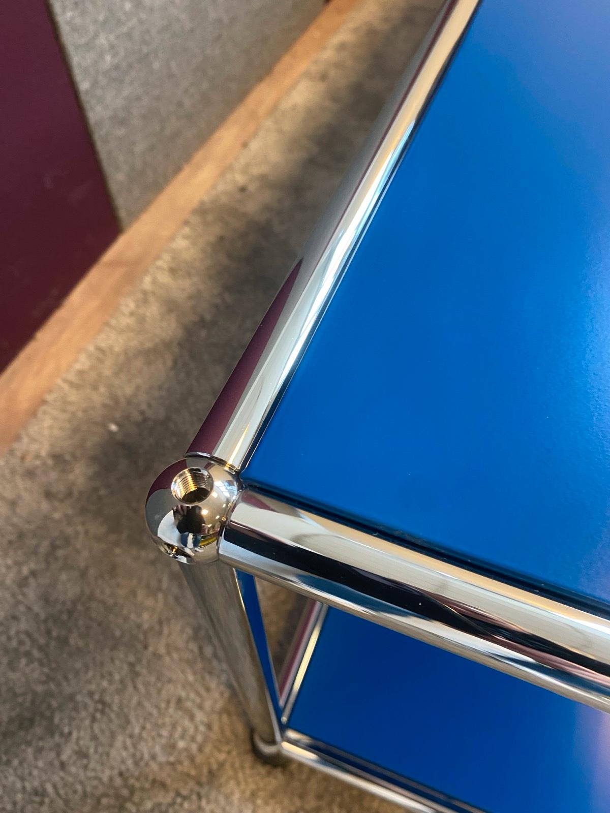 USM Haller TV-Board Regal Sideboard Lowboard offen blau ☑️ - Bild 6
