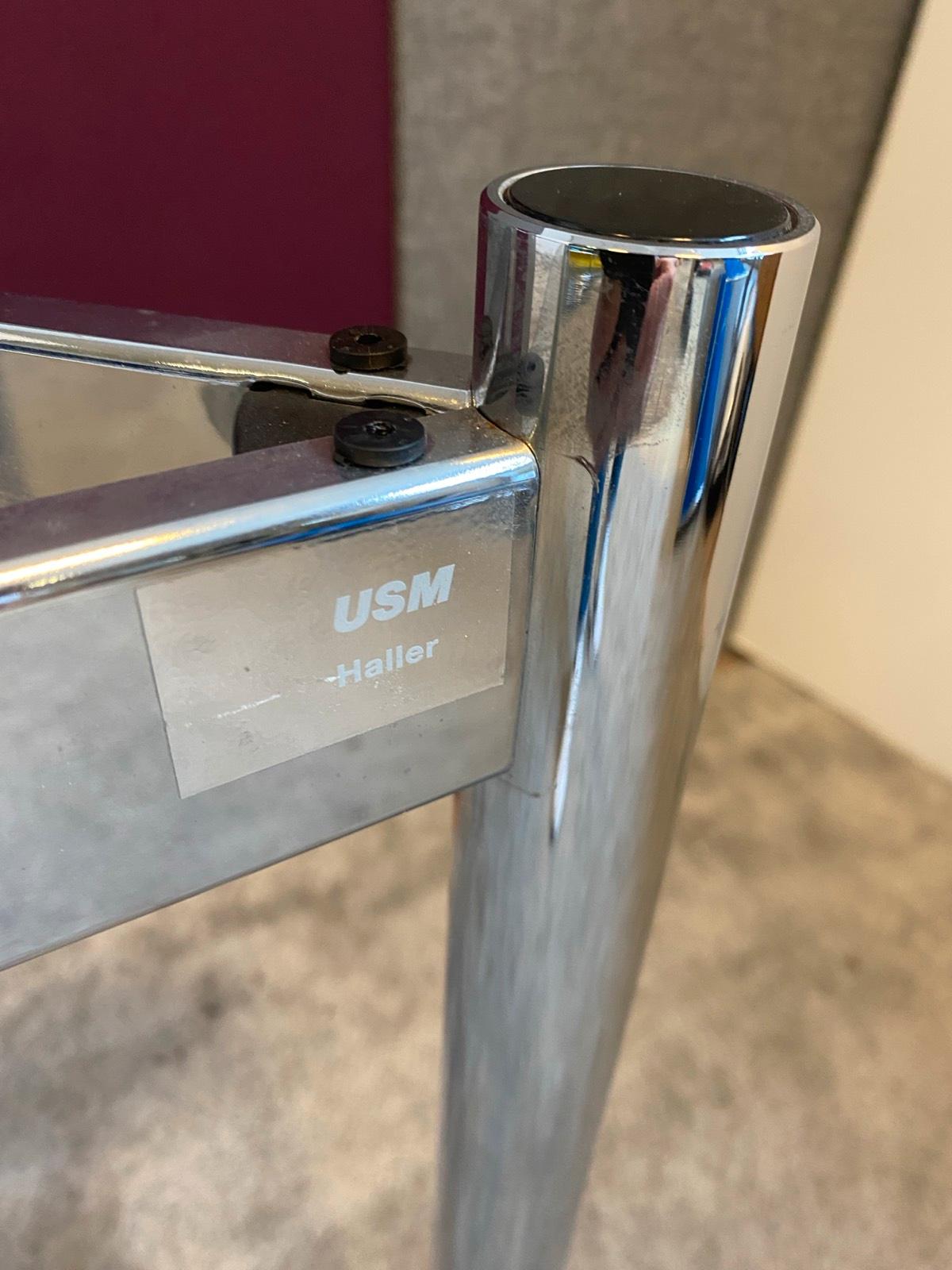 USM Haller Tischgestell Gestell Dreieck Trapeztisch - Bild 5