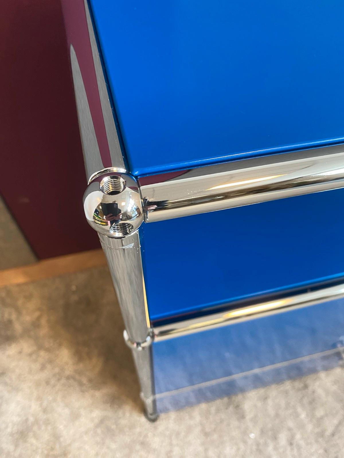 USM Haller Sideboard Highboard Aktenschrank Schrank Enzianblau ☄️ - Bild 3
