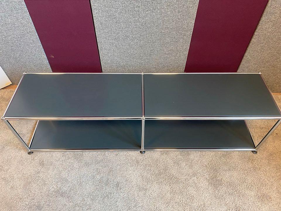 USM Haller Sideboard Lowboard TV-Board Regal offen anthrazit ⚫