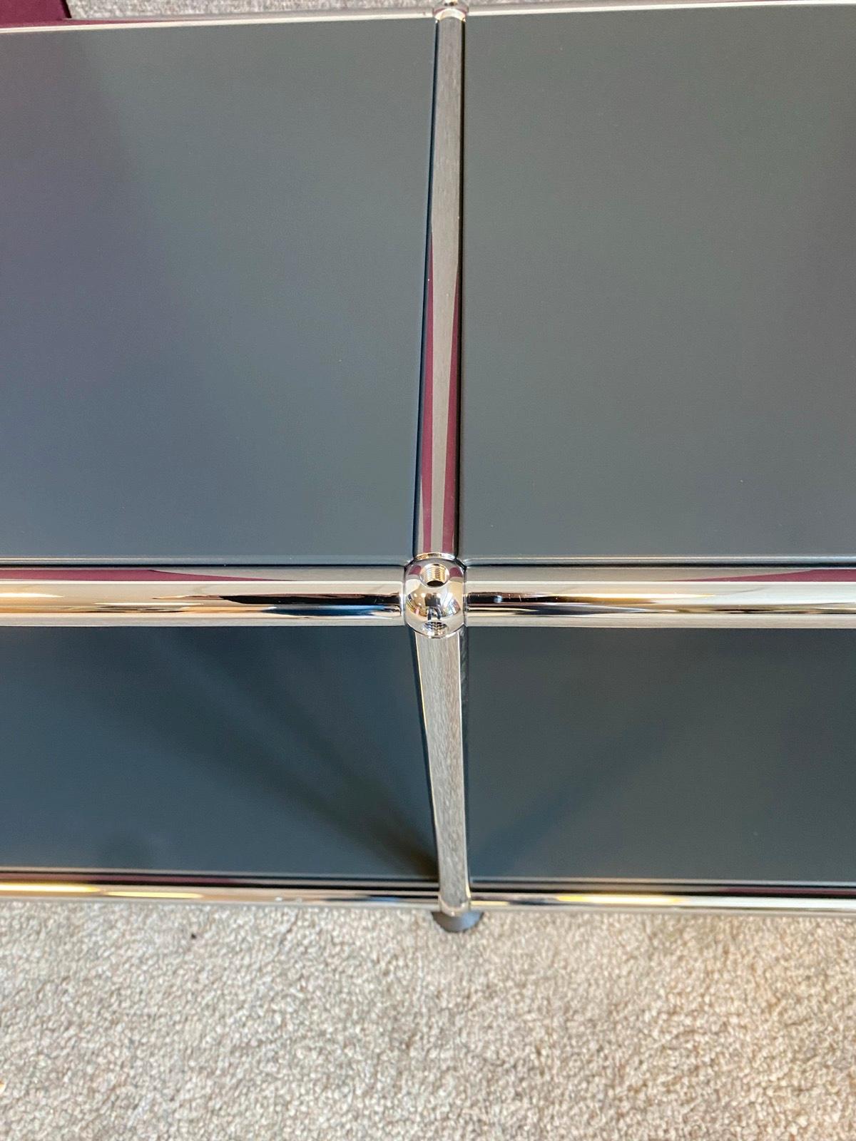 USM Haller Sideboard Lowboard TV-Board Regal offen anthrazit ⚫ - Bild 3