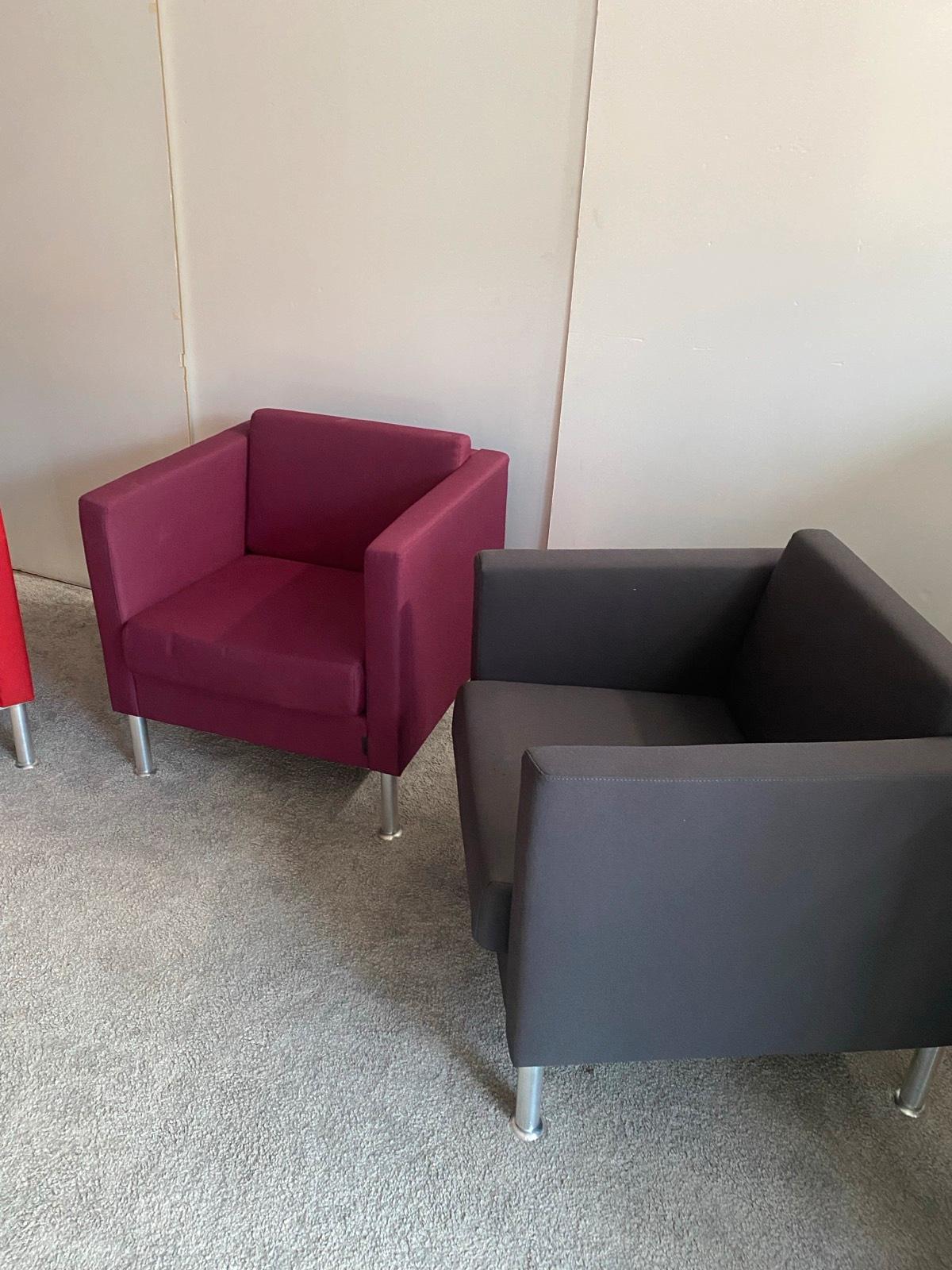 3 Stück Sessel Wartesessel Empfangssessel Loungemöbel SMV - Bild 2