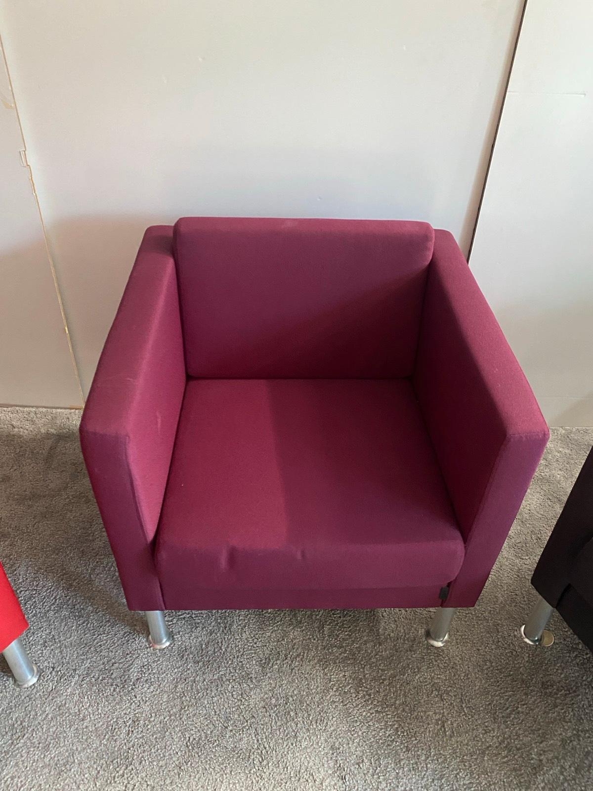 3 Stück Sessel Wartesessel Empfangssessel Loungemöbel SMV - Bild 6