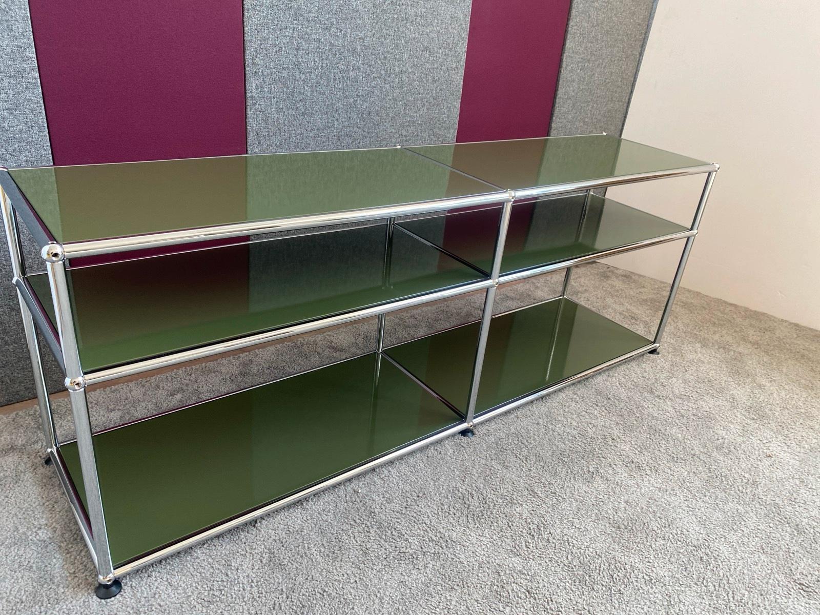 USM Haller Sideboard Lowboard TV-Board Regal offen oliv    ツ - Bild 5