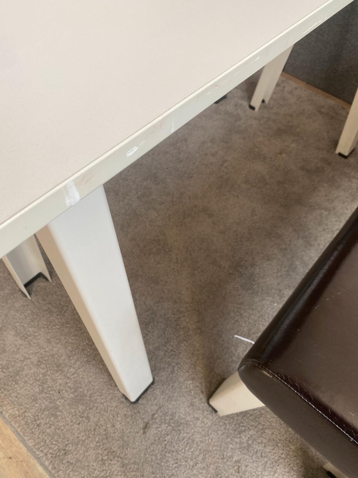 Sitzgruppe Bartisch Esstisch Hochtisch Steelcase inkl. 2 Bänken - Bild 7