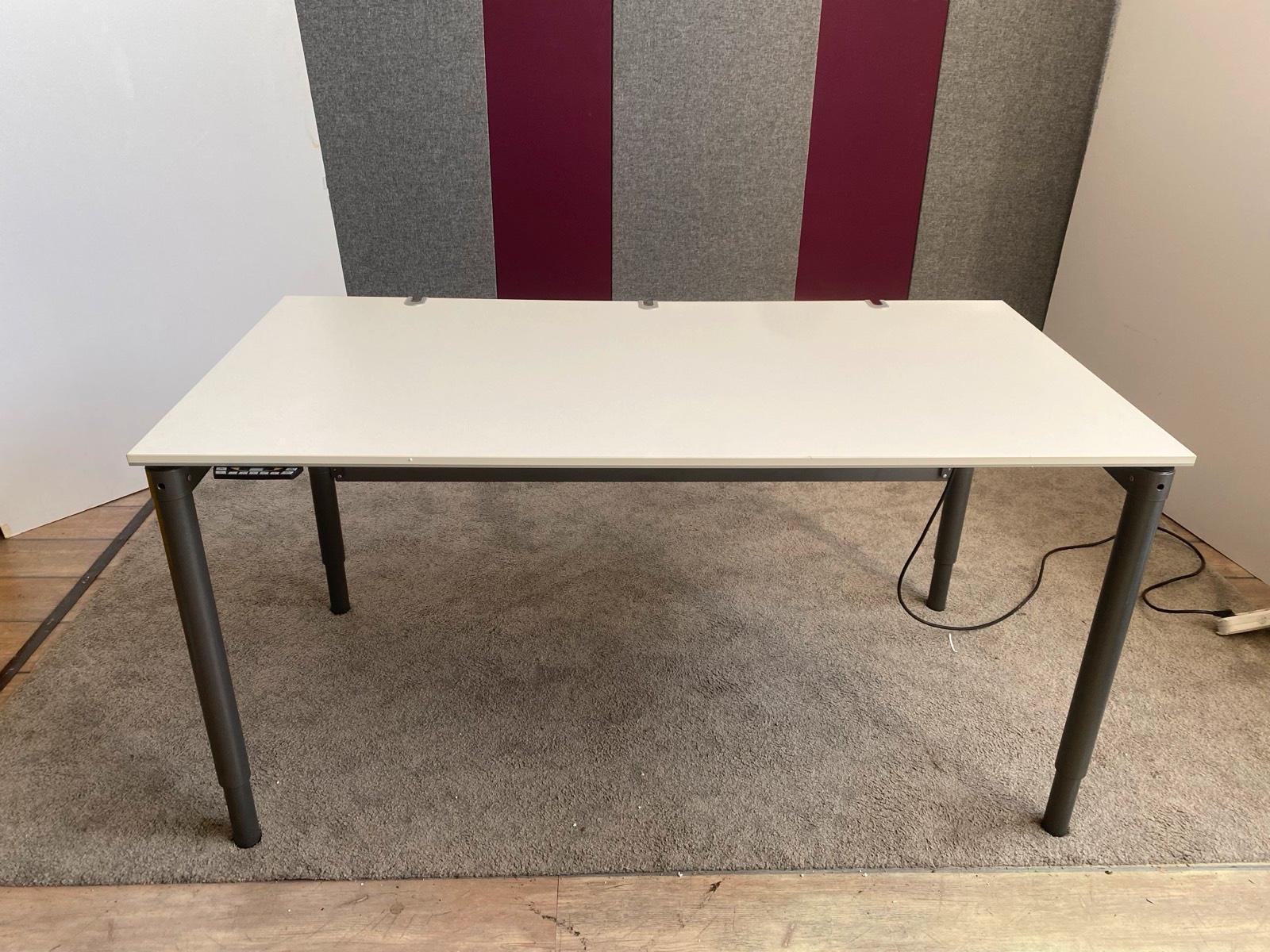 Tisch, Schreibtisch, Besprechungstisch 160x60 elektrisch memory