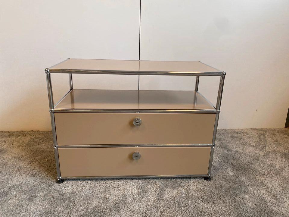 USM Haller Nachtkästchen Nachttisch Nachtschrank Tagestisch beige