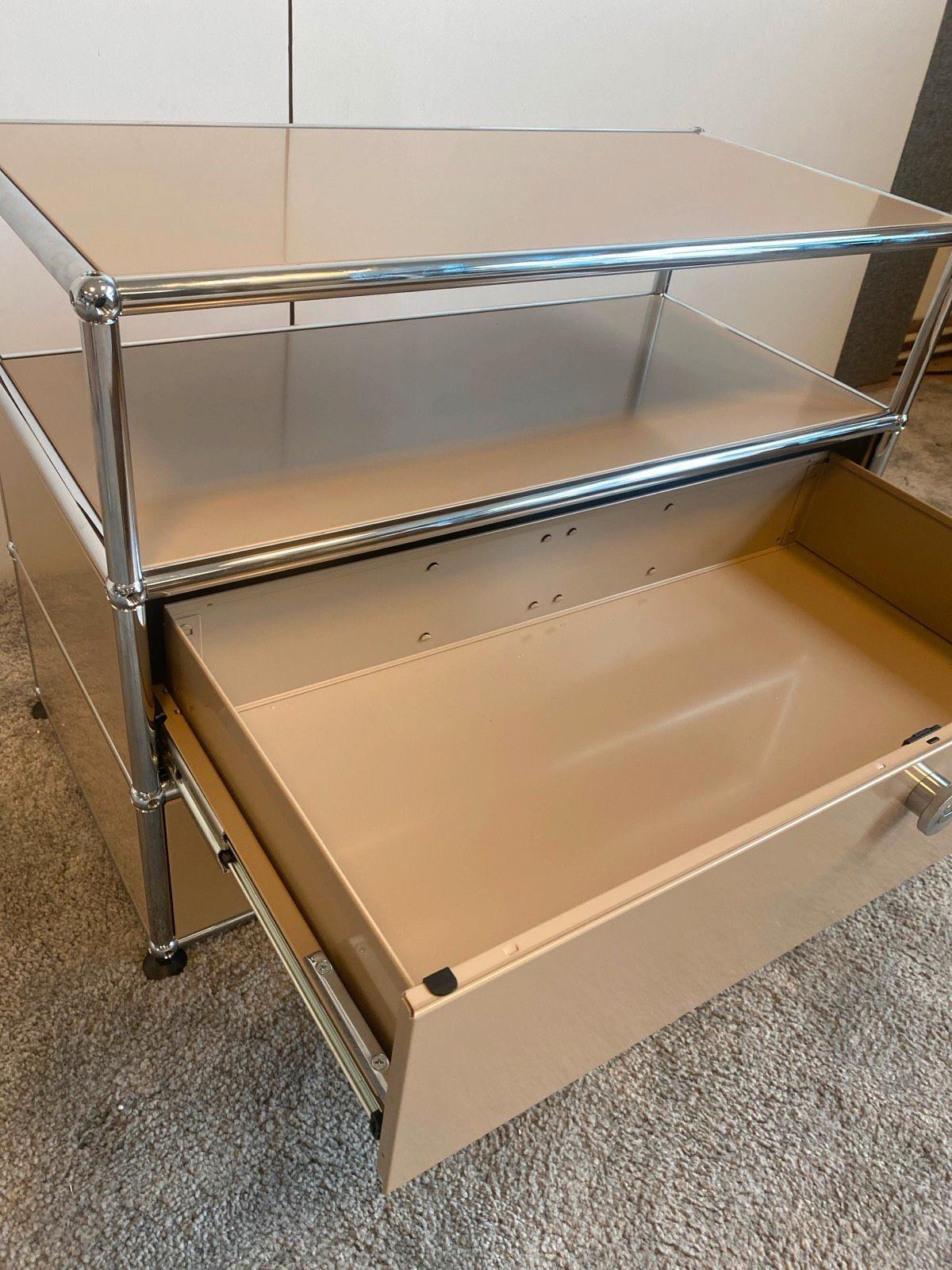 USM Haller Nachtkästchen Nachttisch Nachtschrank Tagestisch beige - Bild 4