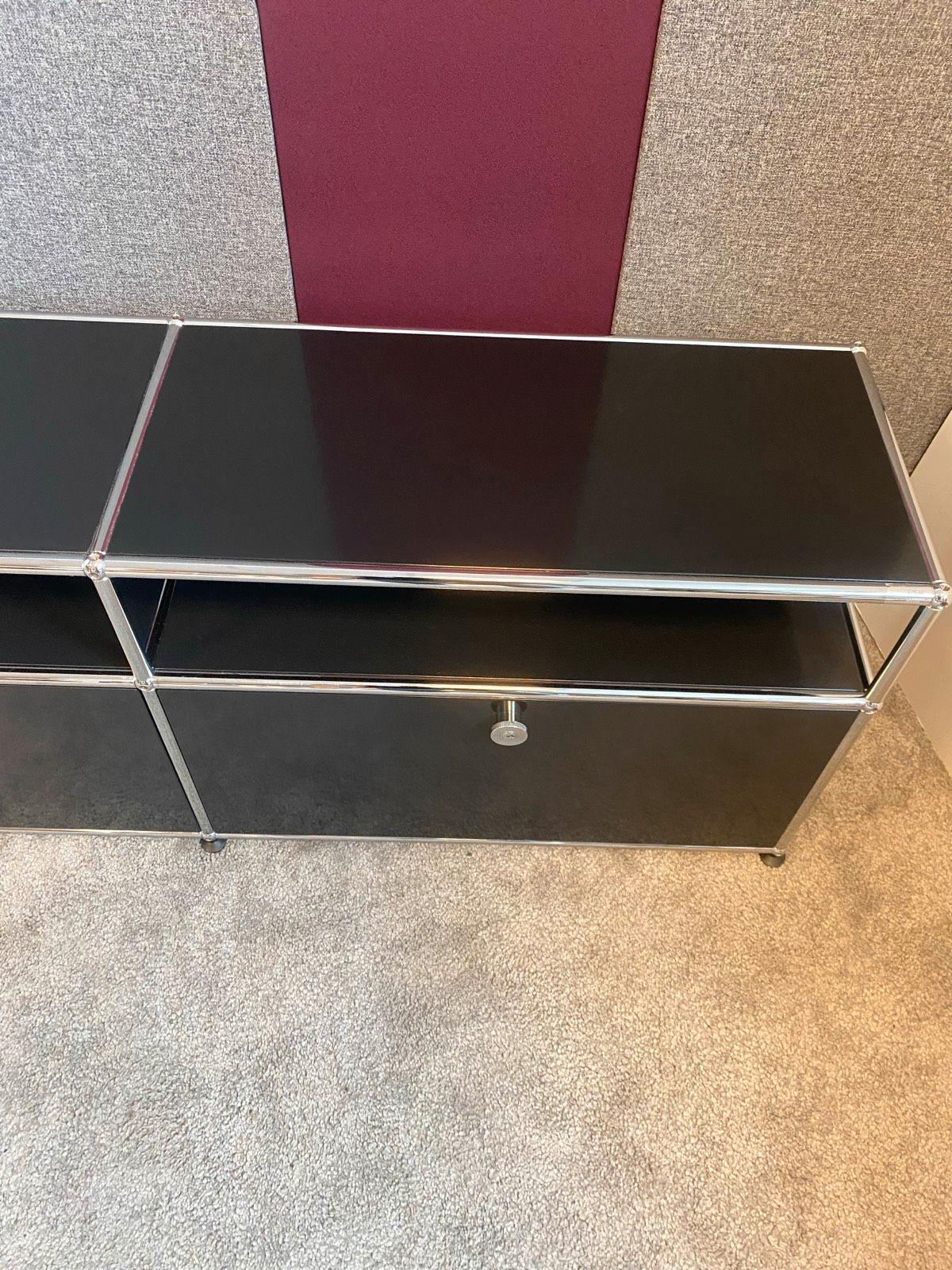 ⚫  USM Haller TV-Board Lowboard Sideboard Schrank schwarz ⚫ - Bild 2