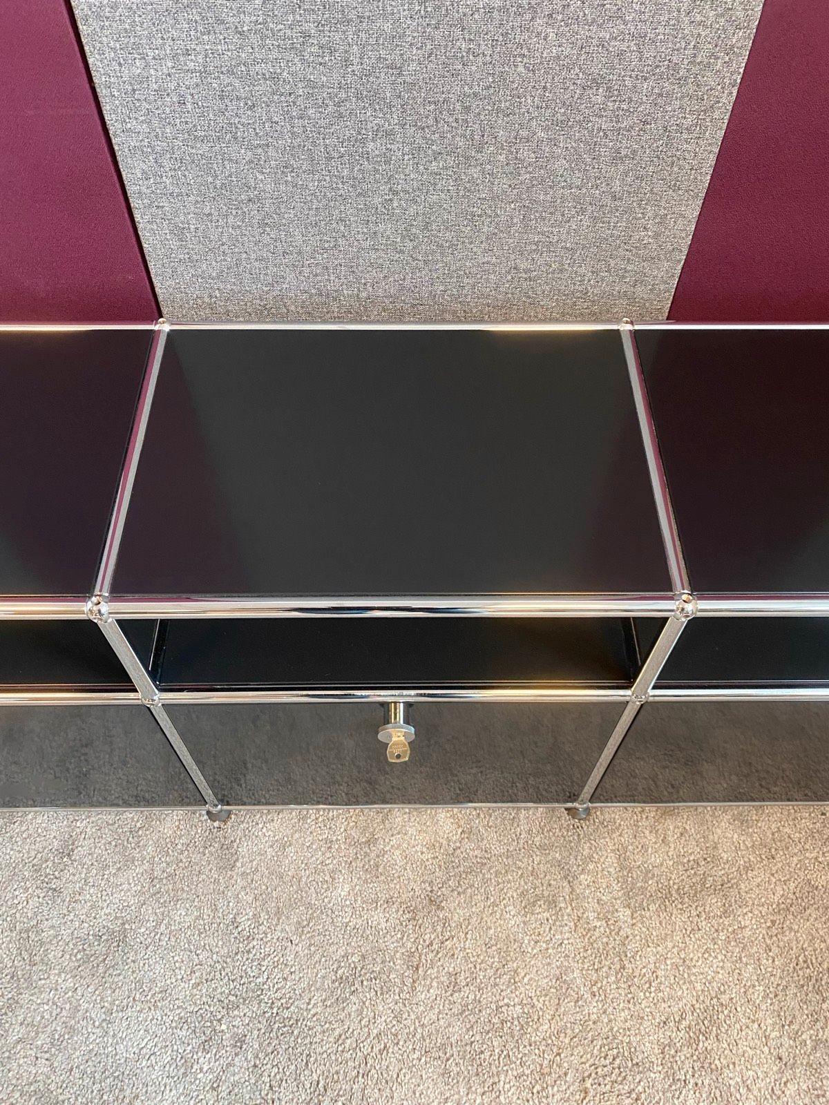 ⚫  USM Haller TV-Board Lowboard Sideboard Schrank schwarz ⚫ - Bild 3
