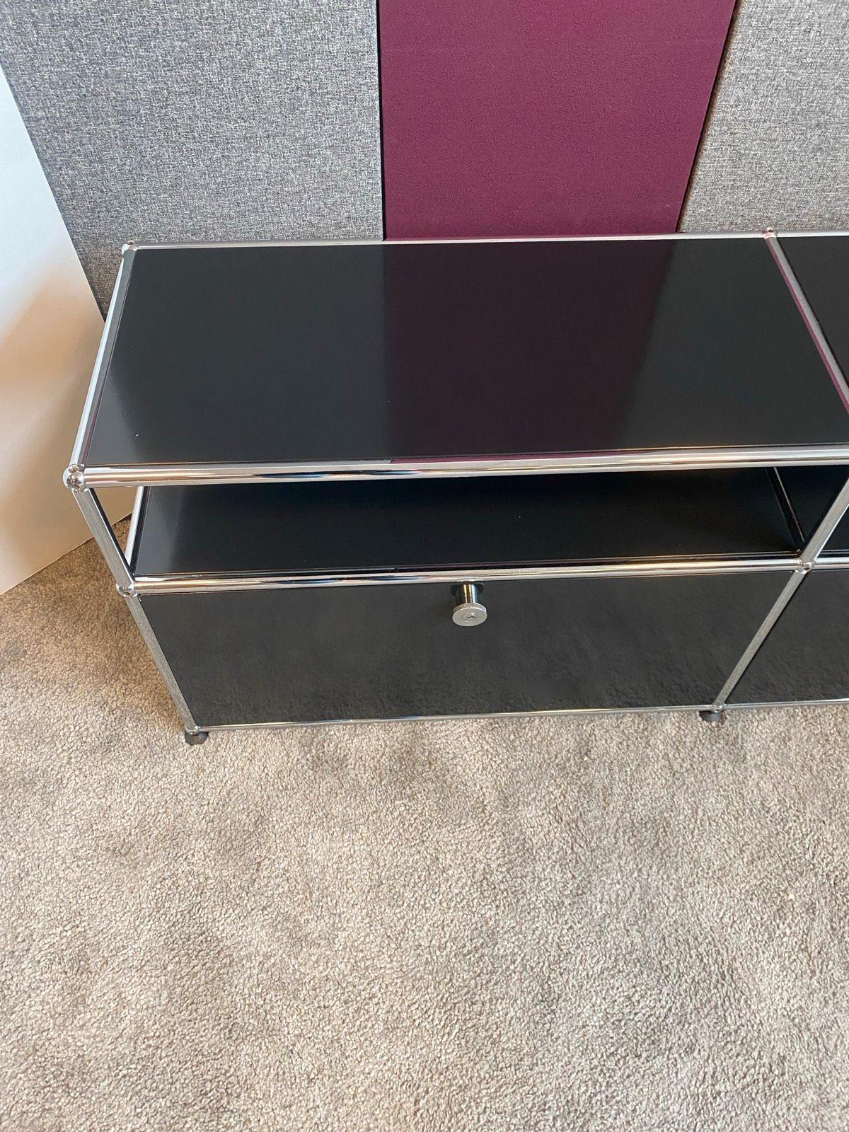 ⚫  USM Haller TV-Board Lowboard Sideboard Schrank schwarz ⚫ - Bild 4
