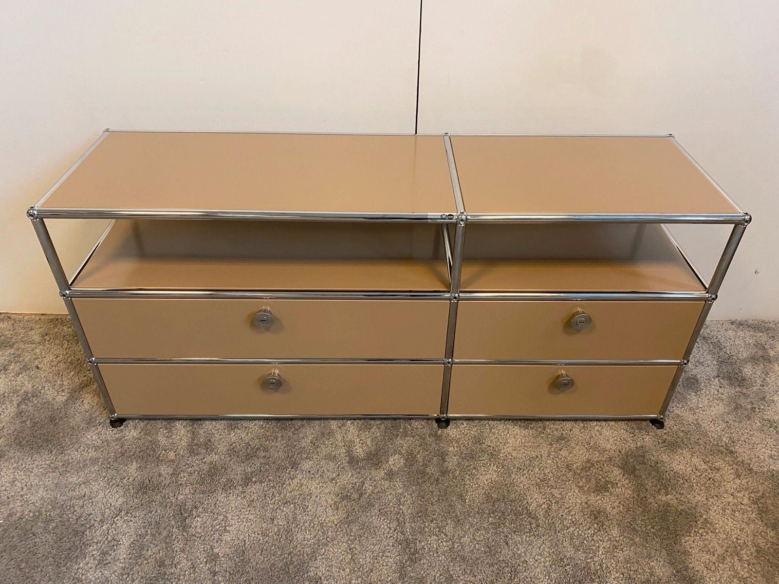 USM Haller Nachtkästchen Nachttisch Nachtschrank Tagestisch beige