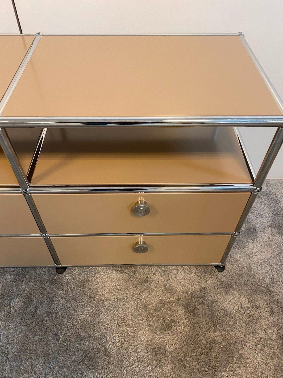 USM Haller Nachtkästchen Nachttisch Nachtschrank Tagestisch beige - Bild 2