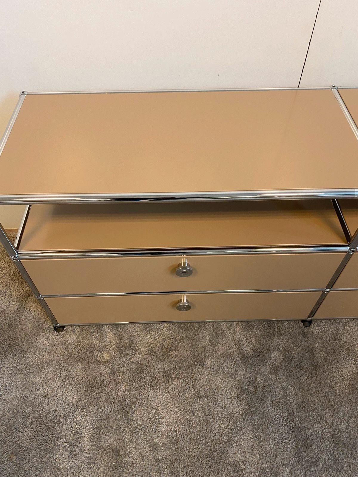 USM Haller Nachtkästchen Nachttisch Nachtschrank Tagestisch beige - Bild 3