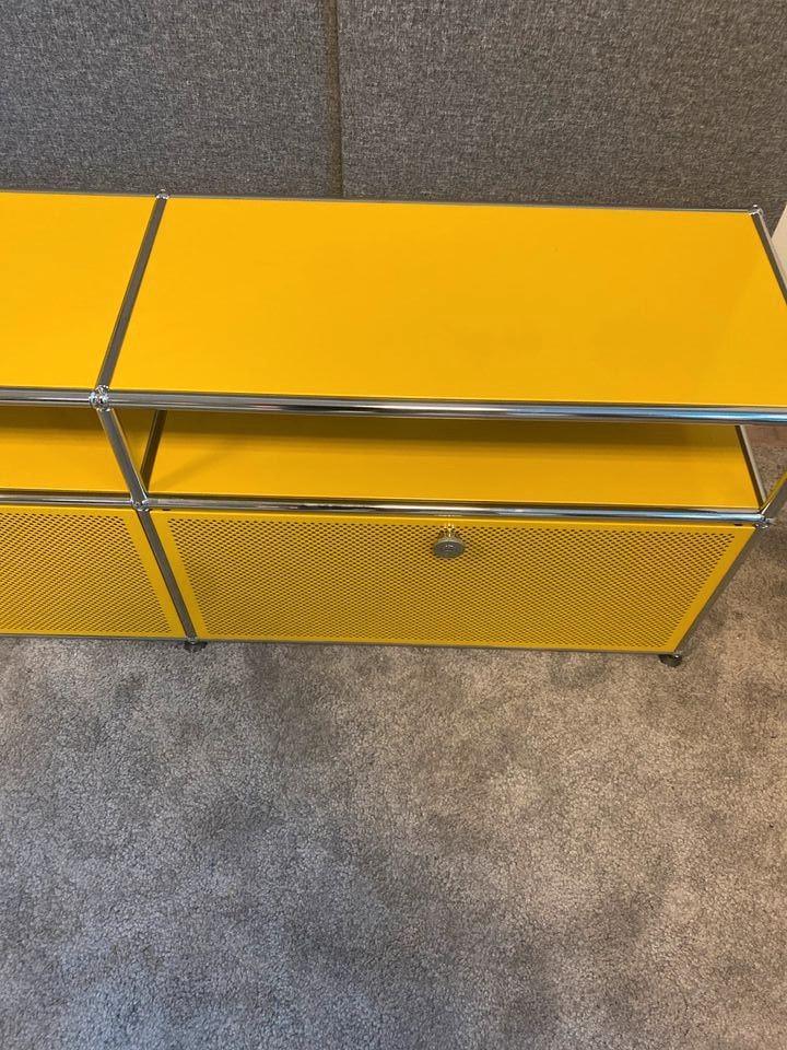 USM Haller Sideboard Lowboard TV-Board Highboard Schrank gelb ☺️ - Bild 2