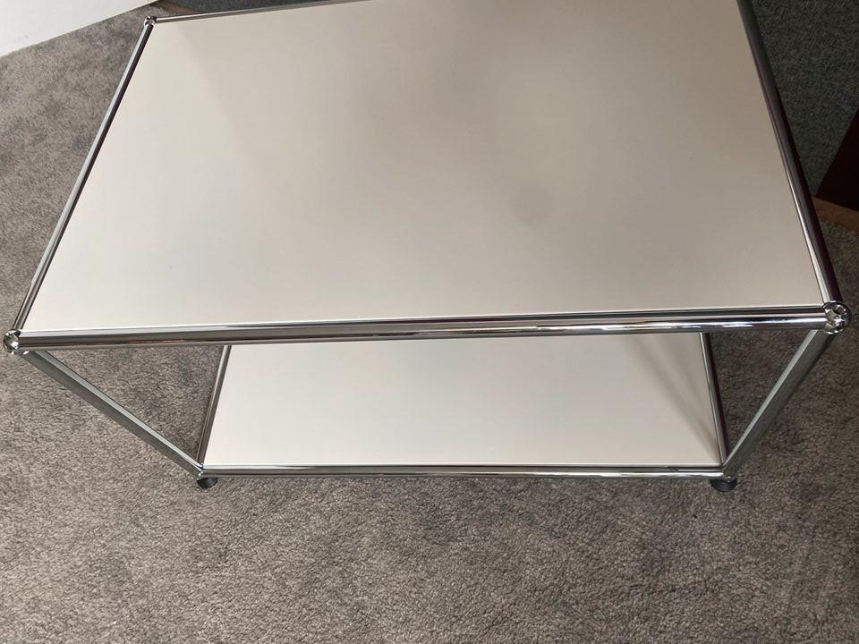 USM Haller Tisch Beistelltisch Wohnzimmertisch in weiß - Bild 5