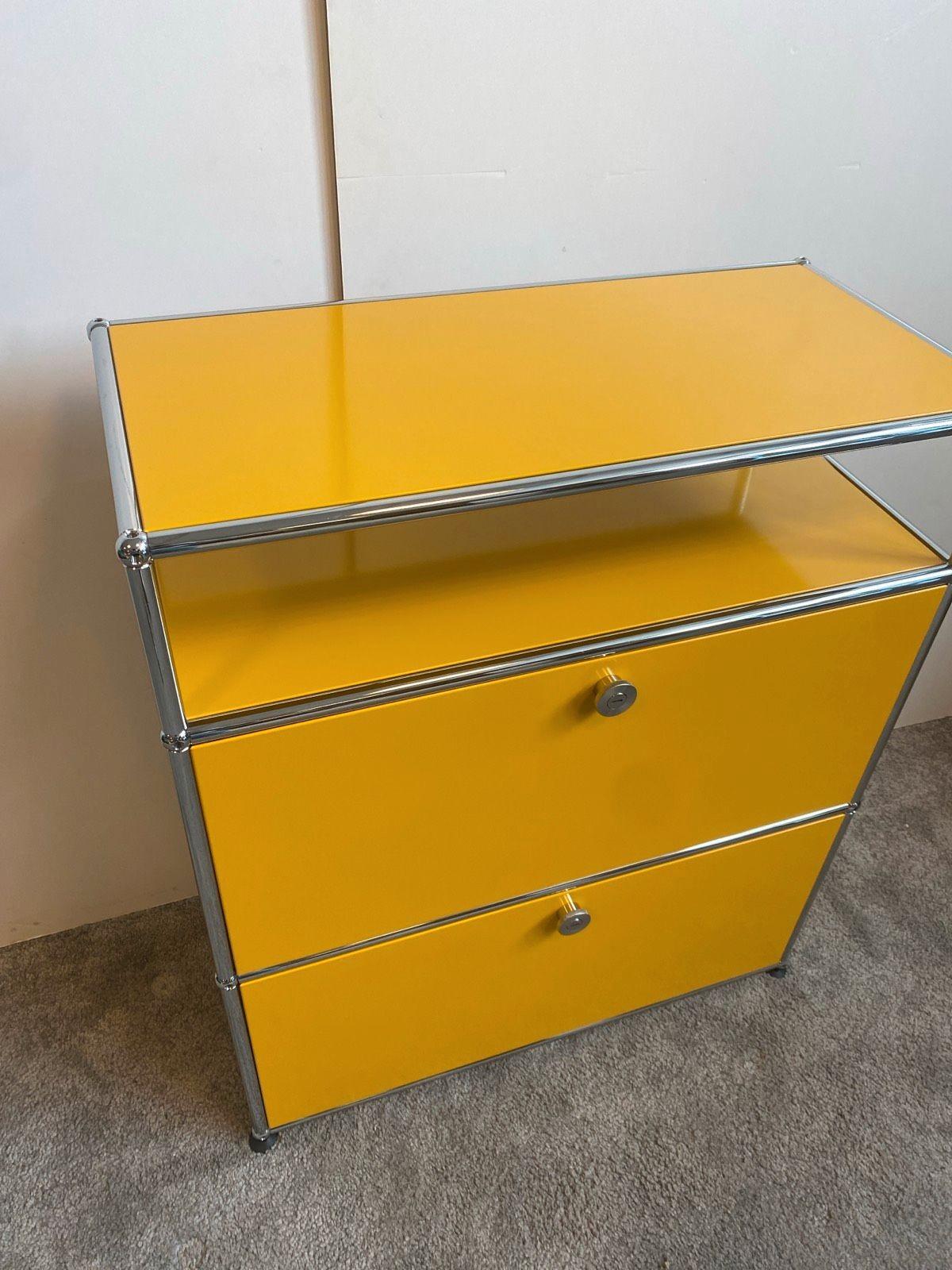USM Haller Sideboard Lowboard TV-Board Highboard Schrank gelb - Bild 2