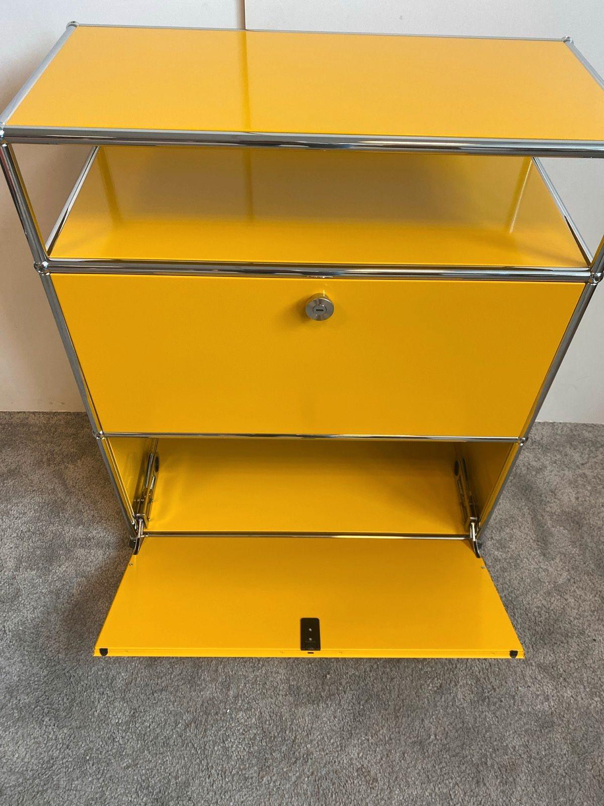 USM Haller Sideboard Lowboard TV-Board Highboard Schrank gelb - Bild 7