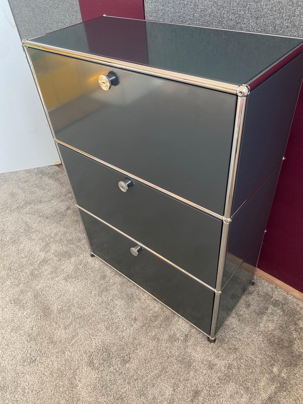 USM Haller Sideboard Lowboard TVBoard Highboard Schrank Anthrazit - Bild 2