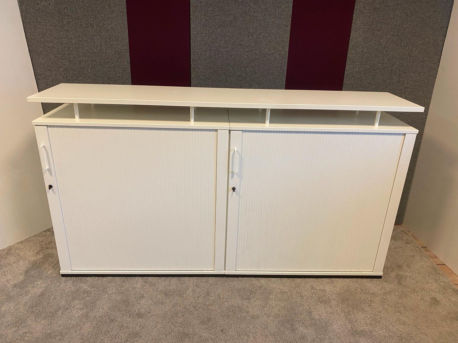 Aktenschrank Sideboard Theke Ordnerschrank K+N Schrank weiß