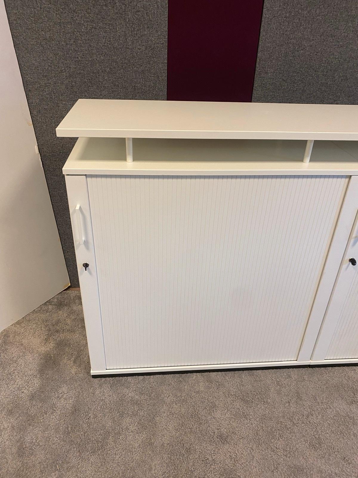 Aktenschrank Sideboard Theke Ordnerschrank K+N Schrank weiß - Bild 2