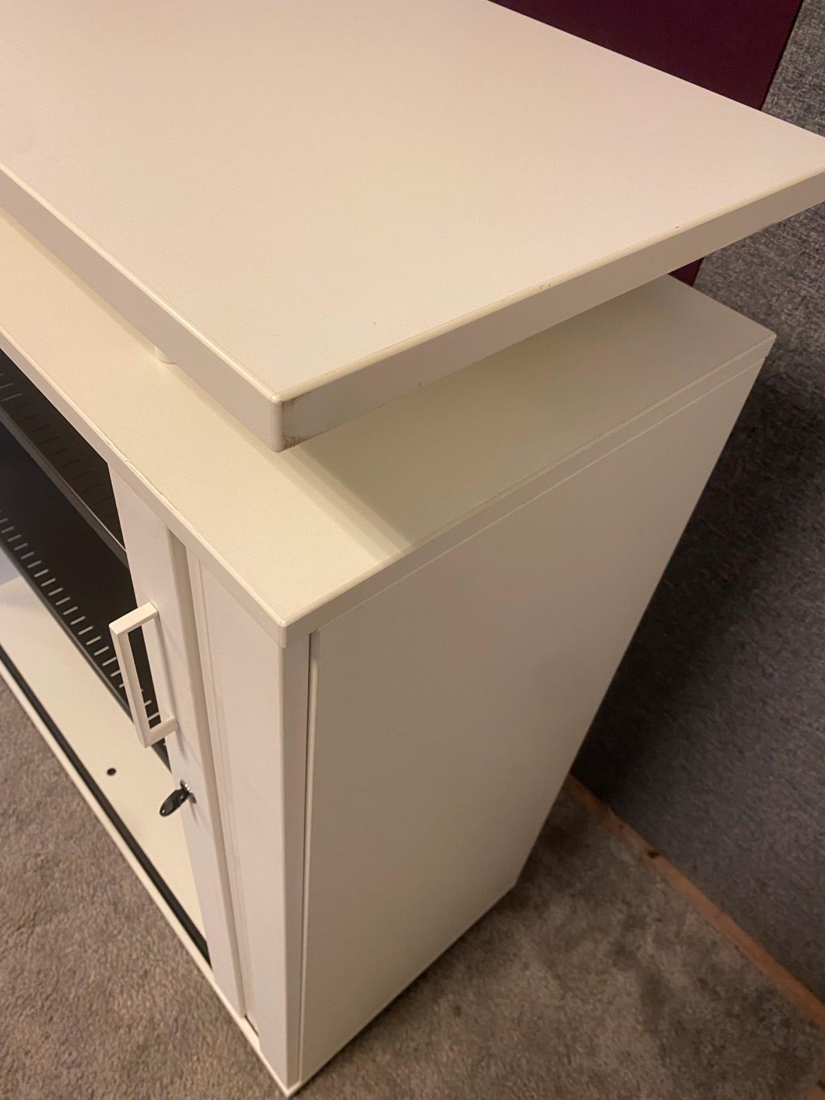 Aktenschrank Sideboard Theke Ordnerschrank K+N Schrank weiß - Bild 9