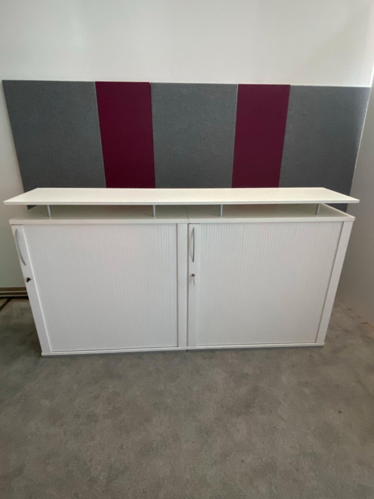Aktenschrank Sideboard Theke Ordnerschrank K+N Schrank weiß - Bild 2