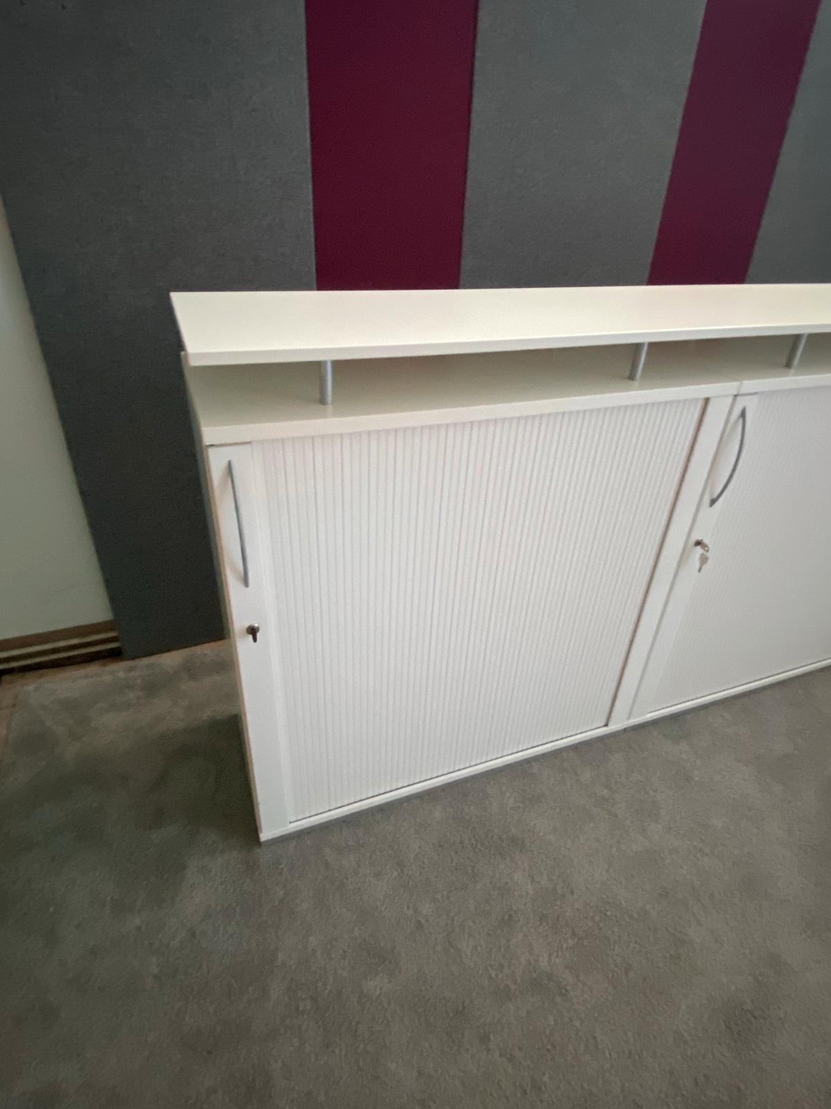 Aktenschrank Sideboard Theke Ordnerschrank K+N Schrank weiß - Bild 3