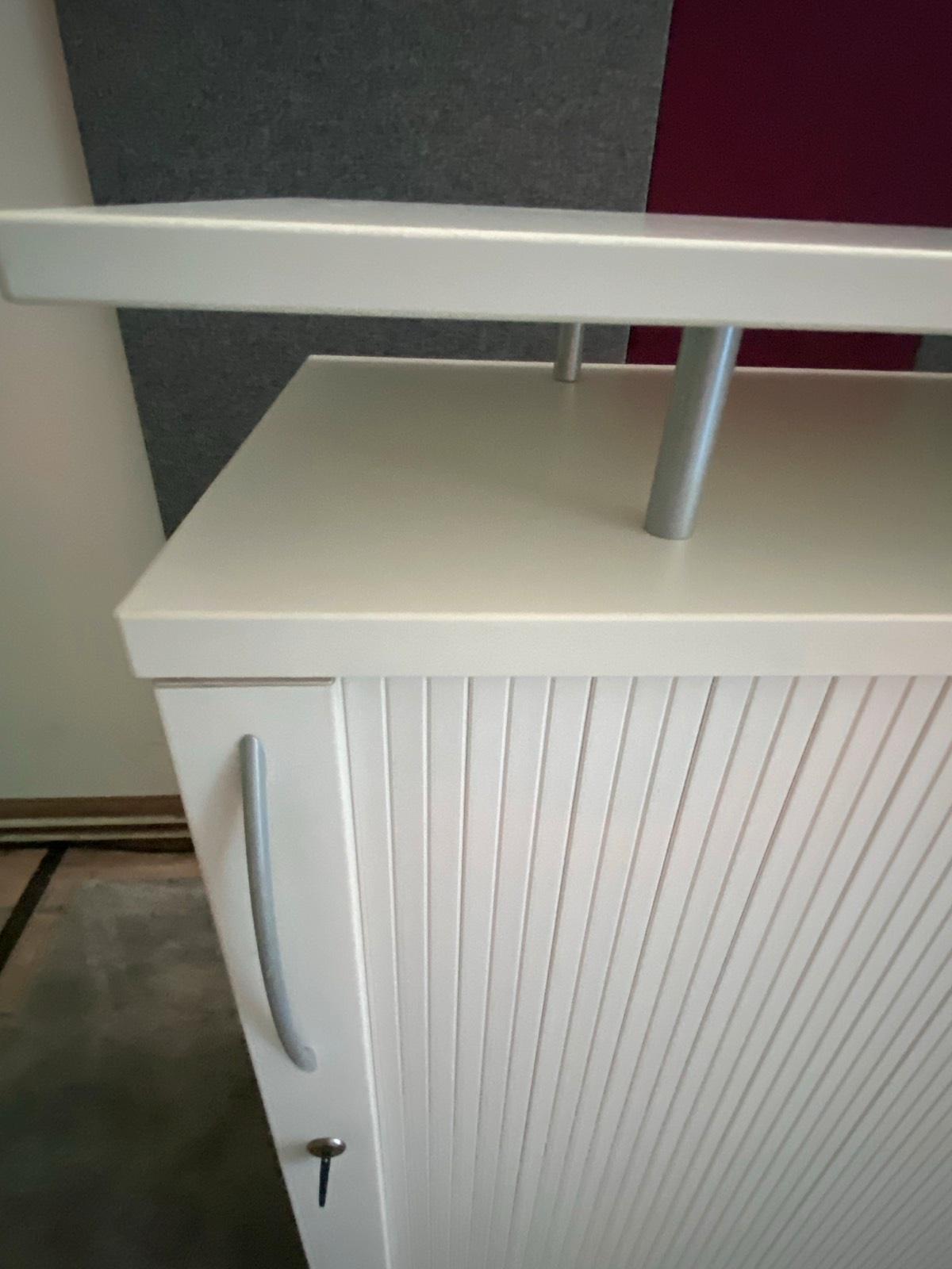 Aktenschrank Sideboard Theke Ordnerschrank K+N Schrank weiß - Bild 4