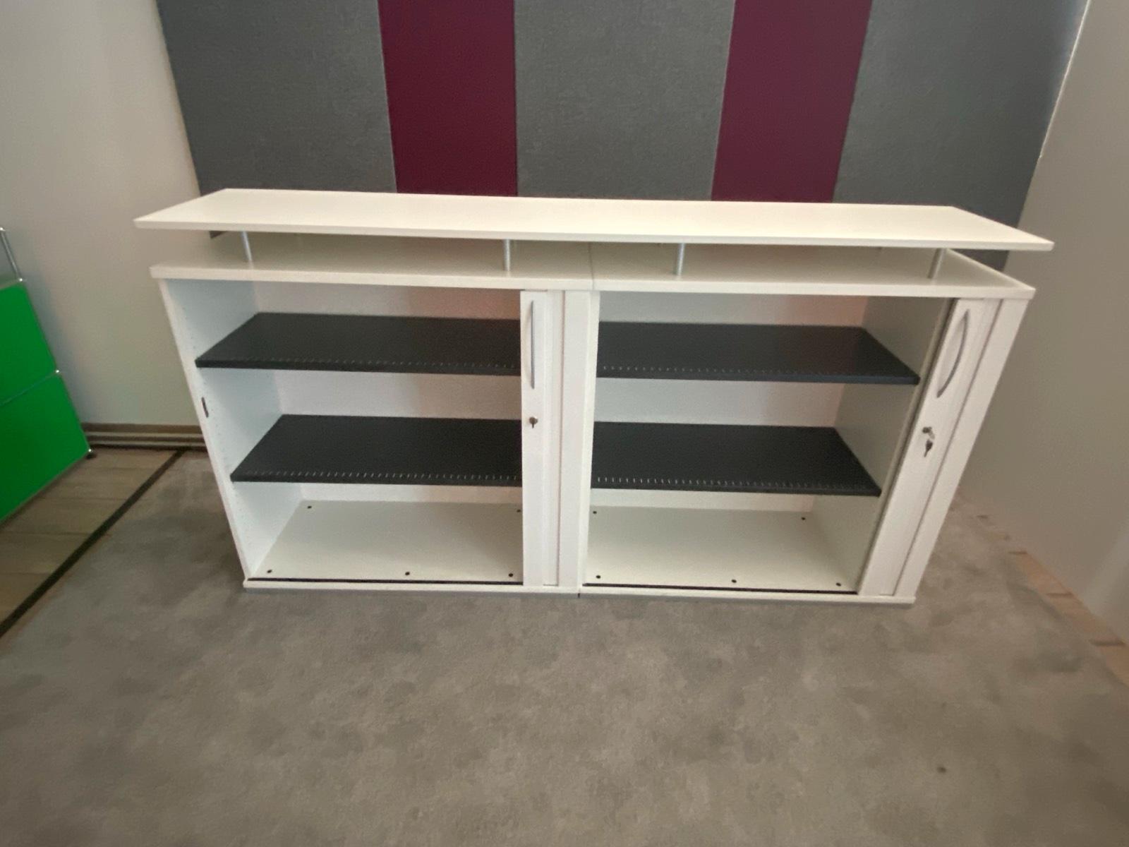 Aktenschrank Sideboard Theke Ordnerschrank K+N Schrank weiß - Bild 5
