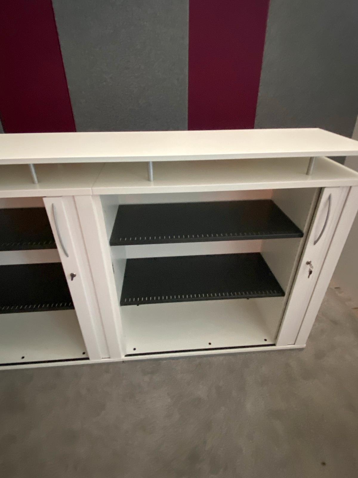 Aktenschrank Sideboard Theke Ordnerschrank K+N Schrank weiß - Bild 6