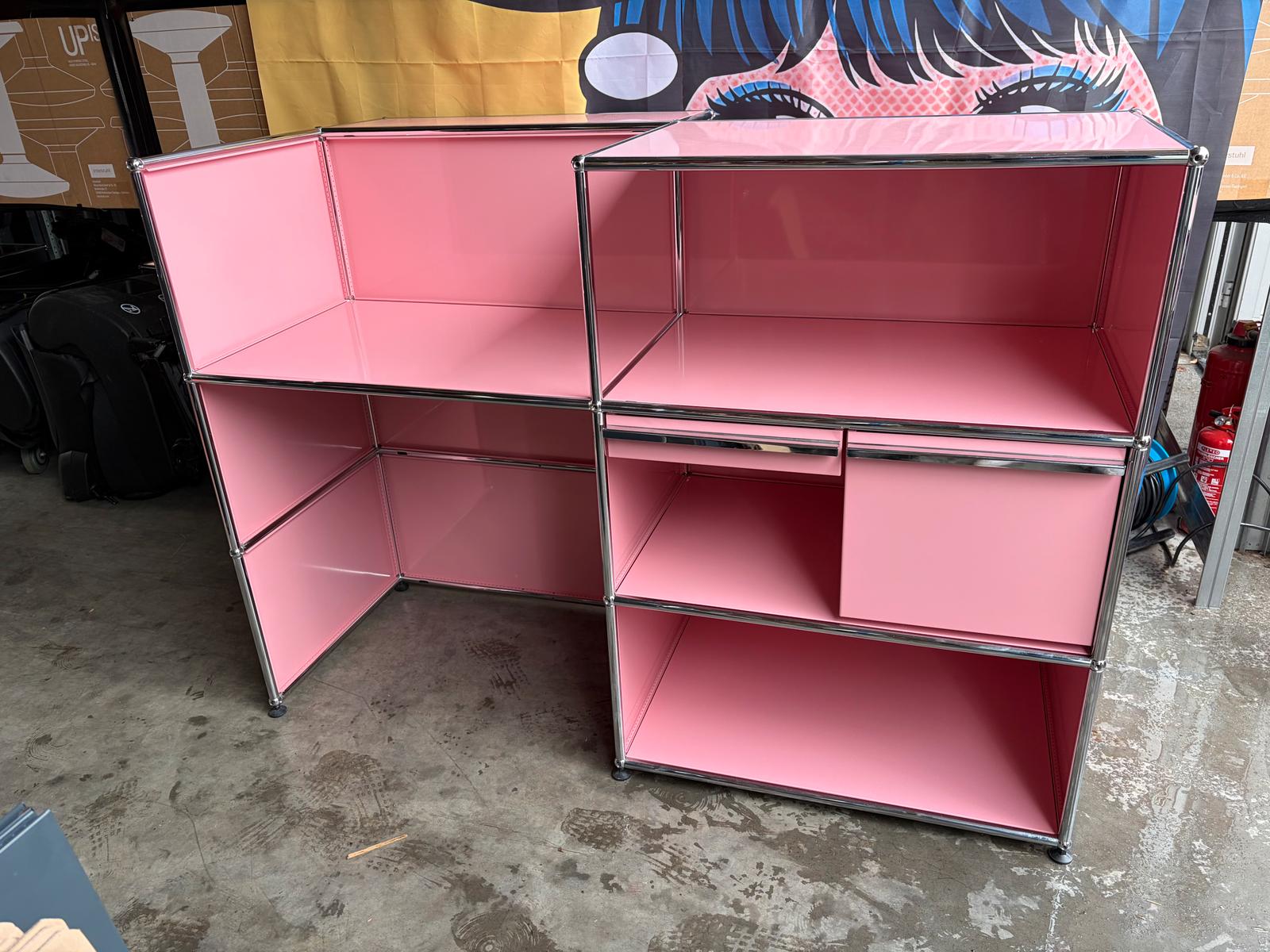 USM Haller Theke Empfang Tresen Arbeitsplatz Rosa Pink - Bild 2