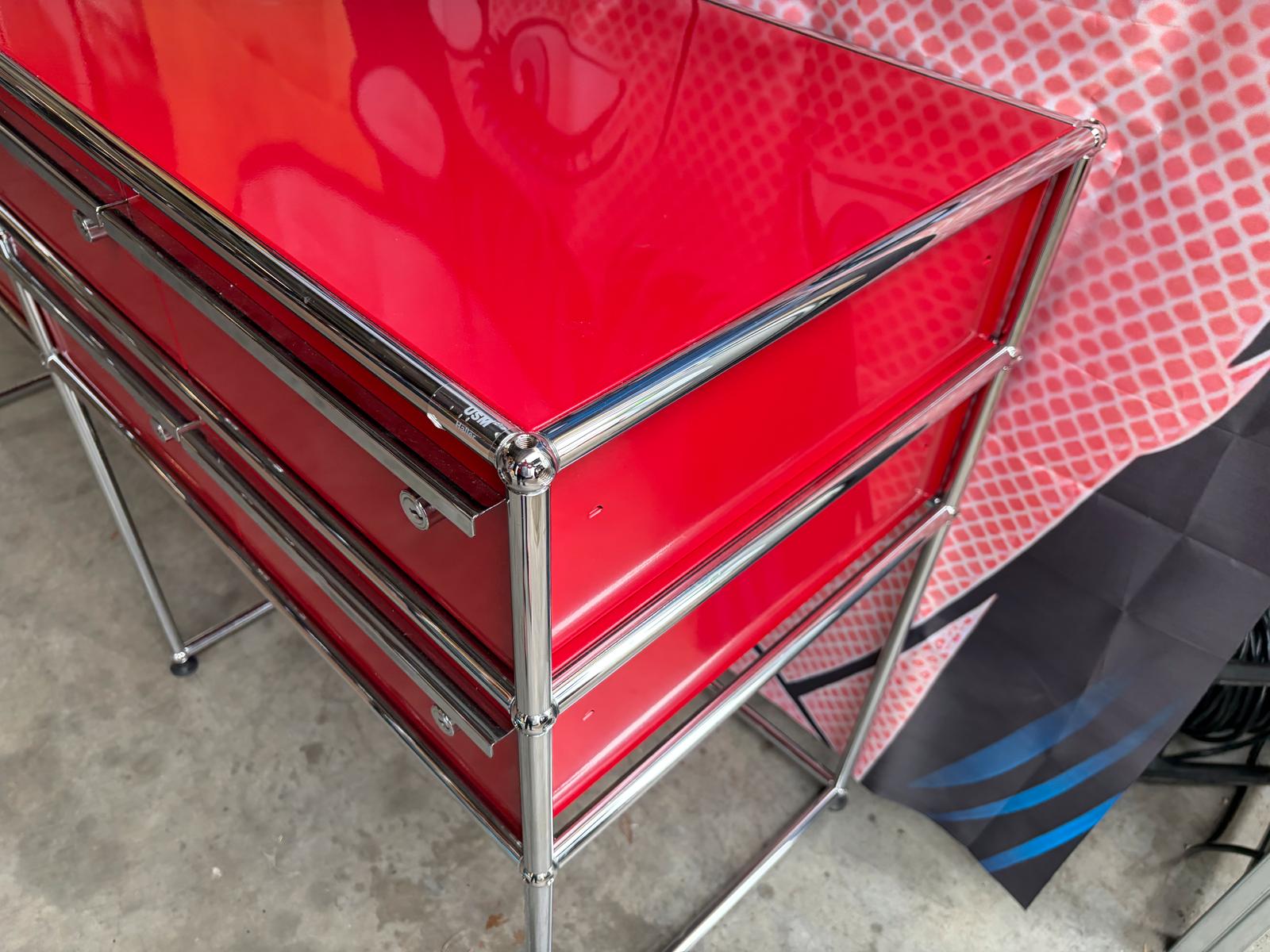 USM Haller Sideboard Board 8 Schubladen Rubinrot - Bild 9