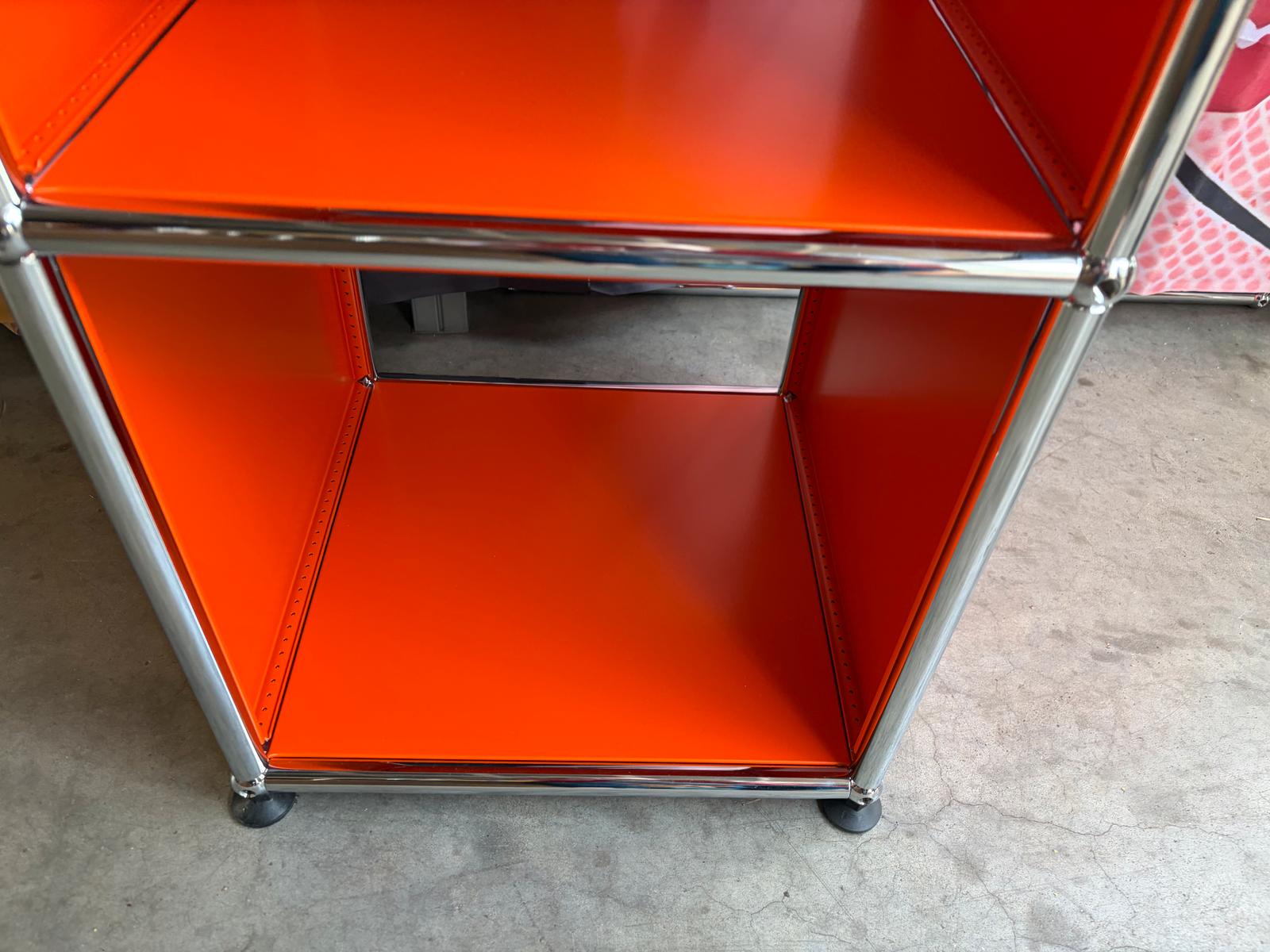 USM Haller Regal Beistelltisch 2 Fächer Orange - Bild 5