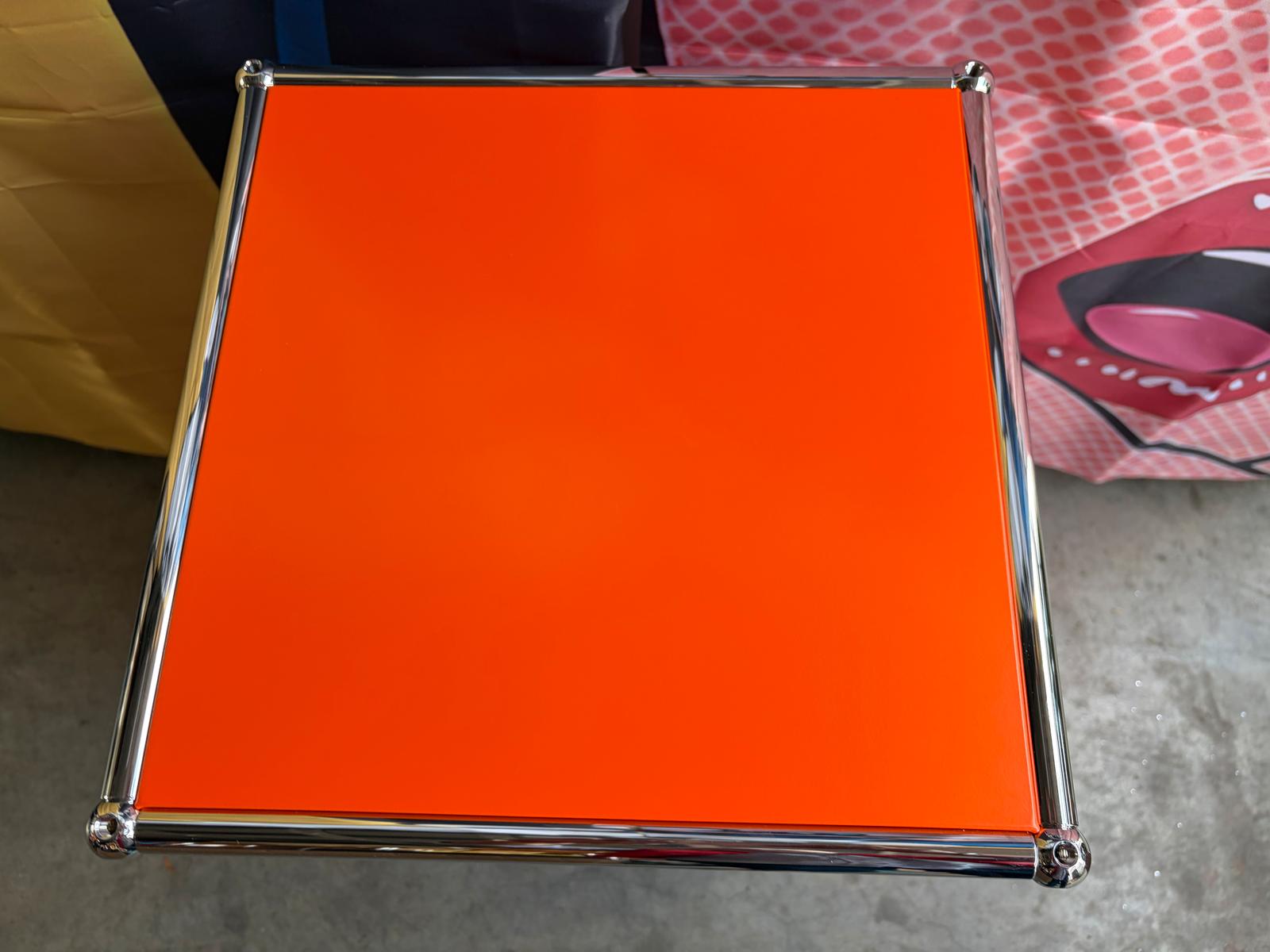 USM Haller Regal Beistelltisch 2 Fächer Orange - Bild 6